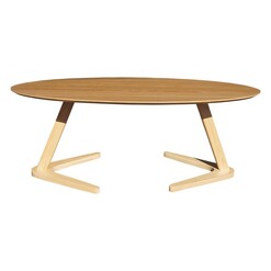 Picture of Alva Wooden Coffee Table in Oak by HEQS
