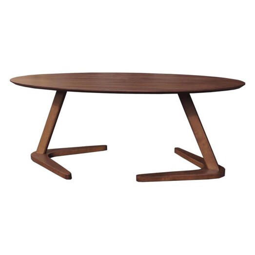 Picture of Alva Wooden Coffee Table in Walnut by HEQS