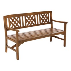 Picture of Alvaro 3 Seater Wooden Garden Bench Assorted Frisse Outdoors