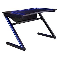 Picture of Anatolio LED Gaming Desk MDF Black Resort Living