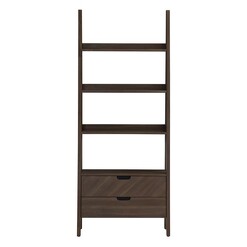 Picture of Ander Open Bookshelf Wood Woodline Mocha Zanui
