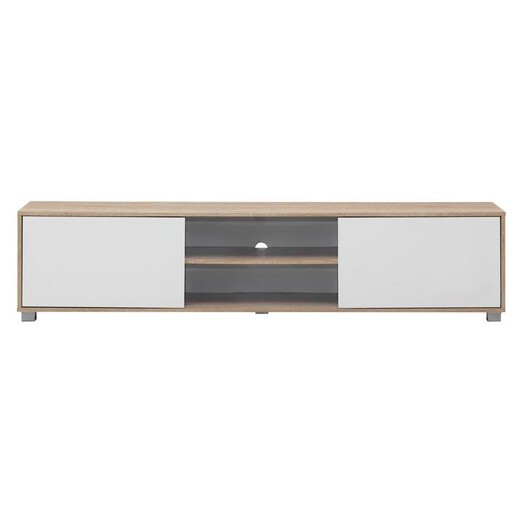 Picture of Anders Entertainment Unit Chipboard White/Oak U.S Designs