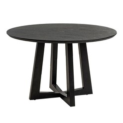 Picture of Angelique Round Dining Table Black Size 120cm Diametre by casabona