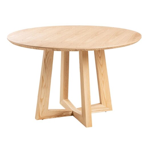 Picture of Angelique Round Dining Table Size 120cm Diametre in Light Timber by casabona