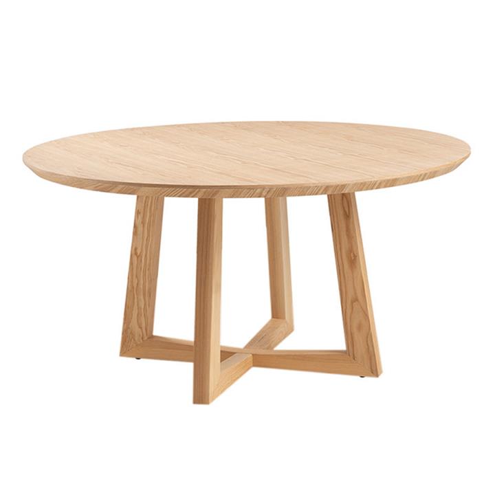 Picture of Angelique Round Dining Table Size 150cm Diametre in Light Timber by casabona