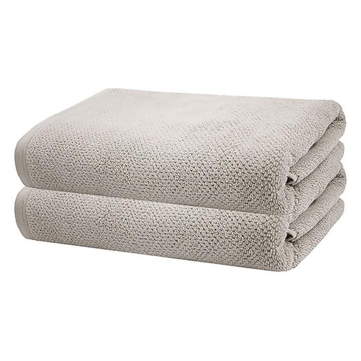 Picture of Angove Set of 2 Bath Towels in Beige by Bambury