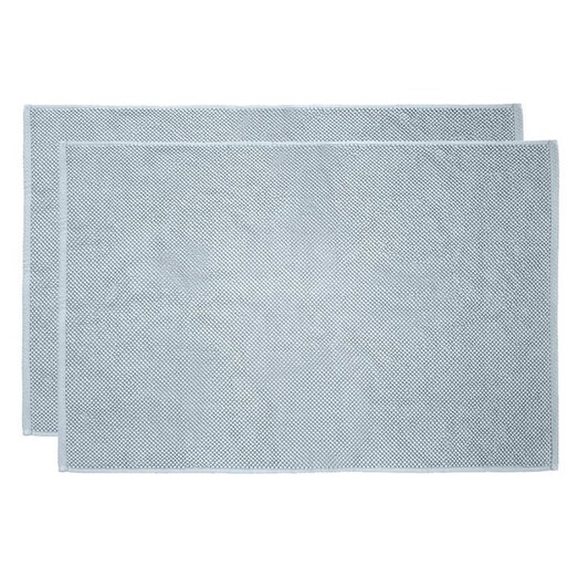 Picture of Angove Set of 2 Turkish Cotton Bath Mats in Black by Bambury