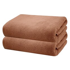 Picture of Angove Set of 2 Turkish Cotton Bath Sheets in Brown by Bambury