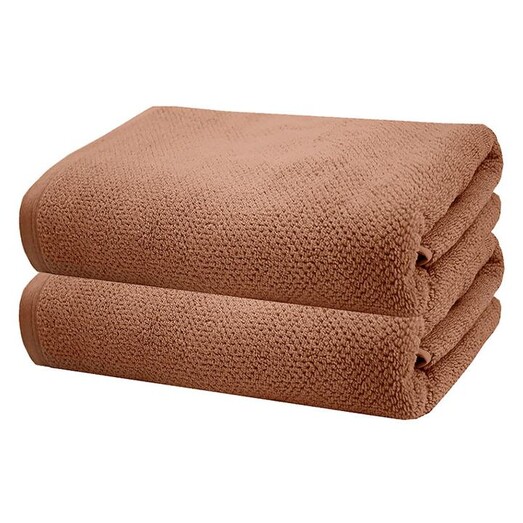 Picture of Angove Set of 2 Turkish Cotton Bath Sheets in Brown by Bambury