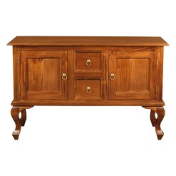 Picture of Annalise 2 Door Mahogany Console Table in Light Pecan by Kayu Estate