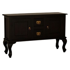 Picture of Annalise 2 Door Timber Console Table, Chocolate Mahogany Kayu Estate
