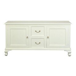 Picture of Annalise 2 Drawer Timber Buffet in White by Kayu Estate