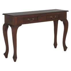 Picture of Annalise 2 Drawer Timber Console Table, Mahogany Kayu Estate