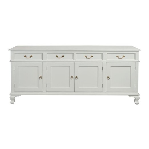 Picture of Annalise 4 Drawer Timber Buffet in White by Kayu Estate Picture of Annalise 4 Drawer Timber Buffet in White by Kayu Estate