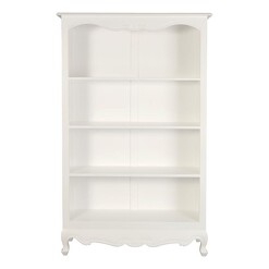 Picture of Annalise Timber Bookshelf Size Large in White by Kayu Estate
