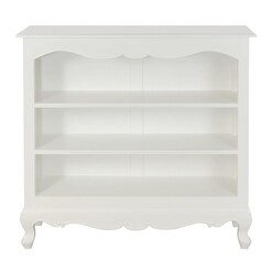 Picture of Annalise Timber Bookshelf Size Small in White by Kayu Estate