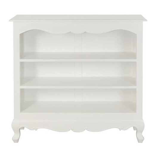 Picture of Annalise Timber Bookshelf Size Small in White by Kayu Estate