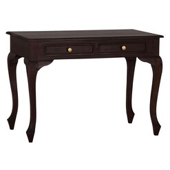 Picture of Annalise Timber Desk, Chocolate Mahogany Kayu Estate