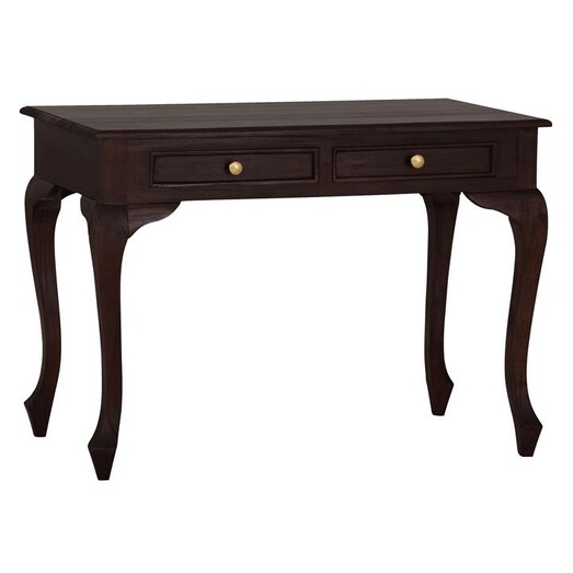 Picture of Annalise Timber Desk, Chocolate Mahogany Kayu Estate