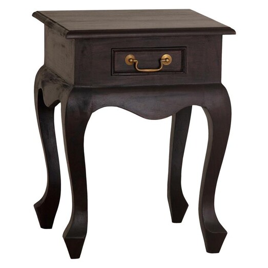 Picture of Annalise Timber Side Table, Chocolate Mahogany Kayu Estate