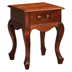 Picture of Annalise Timber Side Table, Mahogany Kayu Estate