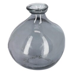 Picture of Anner Round Glass Vase in Blue by Vida & Co.
