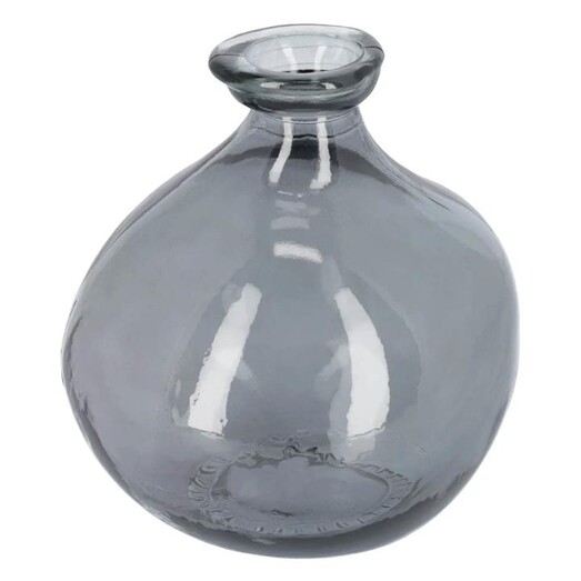 Picture of Anner Round Glass Vase in Blue by Vida & Co. Picture of Anner Round Glass Vase in Blue by Vida & Co.