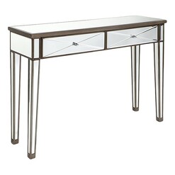 Picture of Apolo Console Table, Antique Silver Glass CAFE Lighting & Living