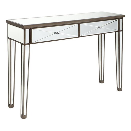 Picture of Apolo Console Table, Antique Silver Glass CAFE Lighting & Living