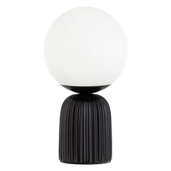 Picture of Arcade Table Lamp in Black/White by Emporium
