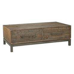 Picture of Ardennes Reclaimed Wood Coffee Table Brown Beaumont & Braddock
