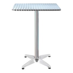 Picture of Arendt Bar Table, Silver Metal Frisse Outdoors