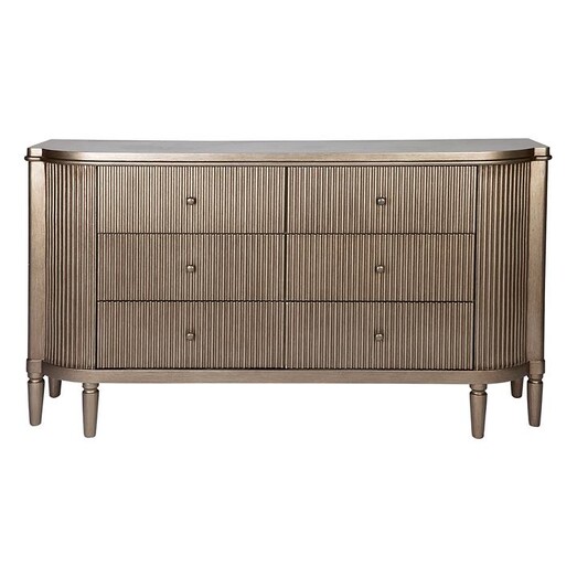 Picture of Arielle Chest of Drawers in Antique Gold by CAFE Lighting & Living Picture of Arielle Chest of Drawers in Antique Gold by CAFE Lighting & Living