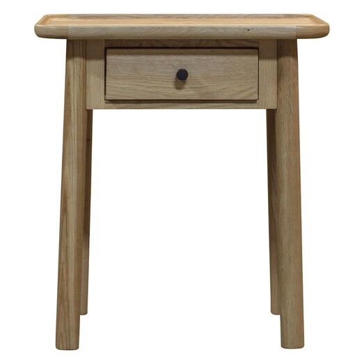 Picture of Artheus Oak Side Table Wood Natural Castle Road Interiors