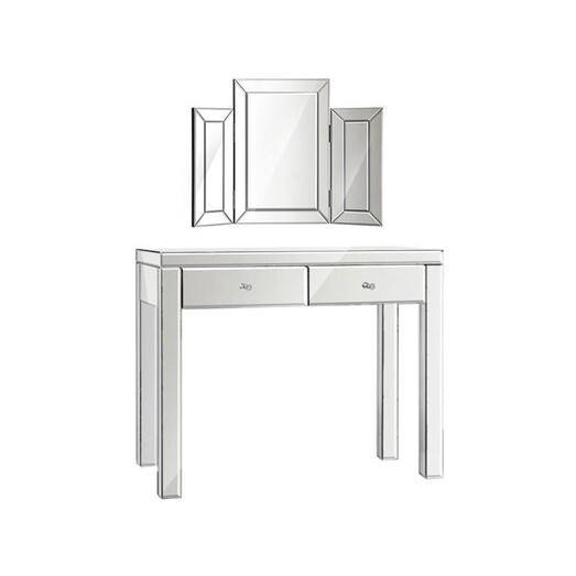 Picture of Artiss Dressing Table Set Console Table With Mirror Mirrored Furniture Dresser