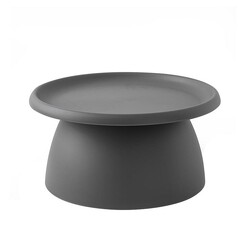 Picture of ArtissIn Coffee Table Mushroom Nordic Round Large Side Table 70CM Grey