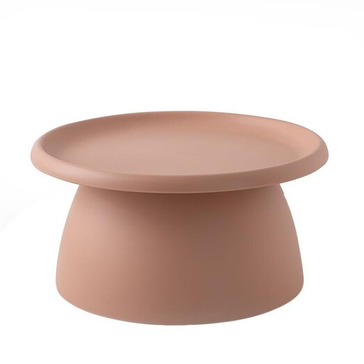 Picture of ArtissIn Coffee Table Mushroom Nordic Round Large Side Table 70CM Pink