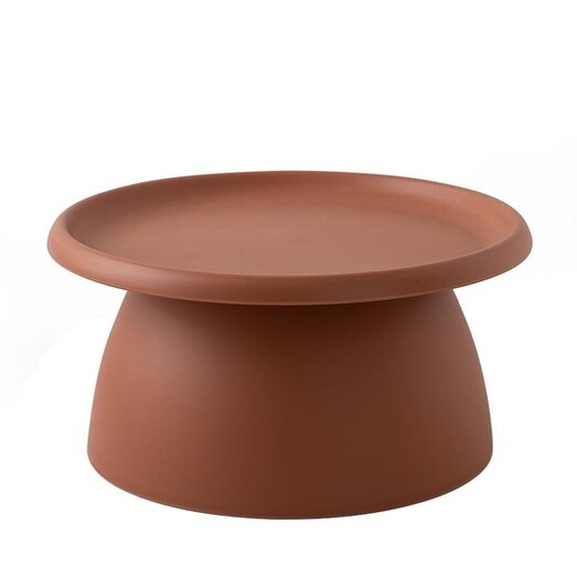 Picture of ArtissIn Coffee Table Mushroom Nordic Round Large Side Table 70CM Red