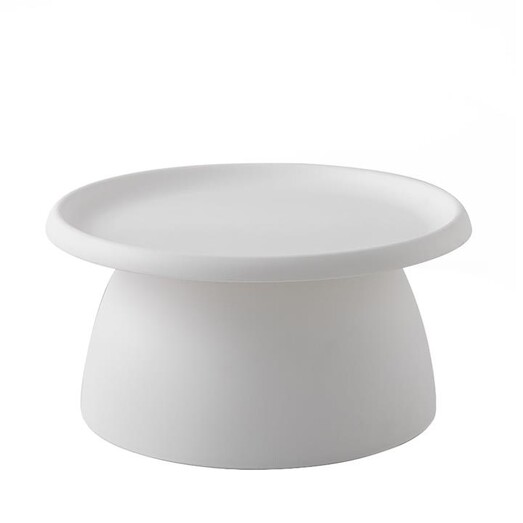 Picture of ArtissIn Coffee Table Mushroom Nordic Round Large Side Table 70CM White