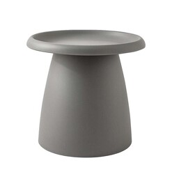 Picture of ArtissIn Coffee Table Mushroom Nordic Round Small Side Table 50CM Grey