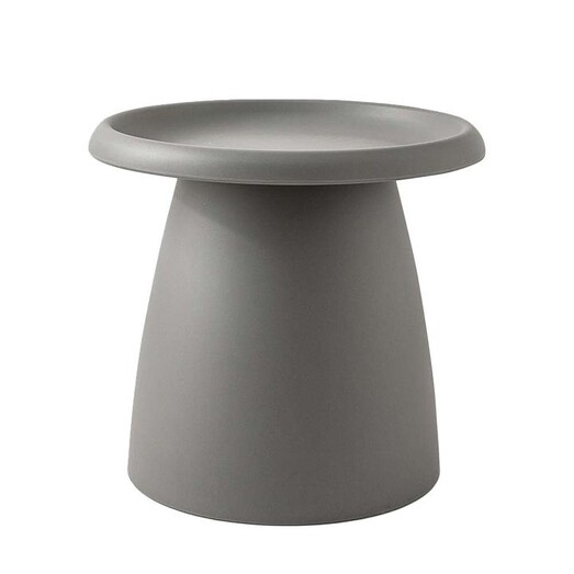 Picture of ArtissIn Coffee Table Mushroom Nordic Round Small Side Table 50CM Grey