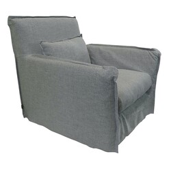 Picture of Aruba Armchair Fabric Dover Grey Searles Homewares