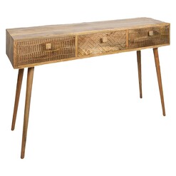 Picture of Ashanti Console Table Wood Natural Casa Uno