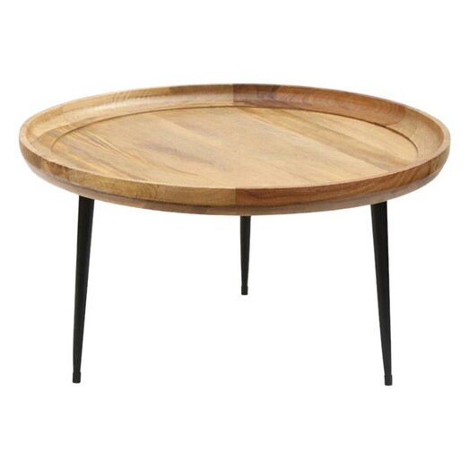 Picture of Ashford Round Timber Coffee Table in Natural by j.elliot HOME