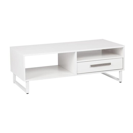 Picture of Ashley Collection Open Shelf Coffee Table W/ 1-Drawer - White