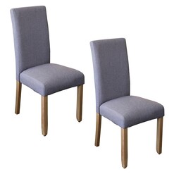 Picture of Ashton Dining Chair (Set of 2) in Light Grey by Dover Mason