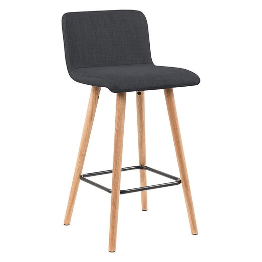 Picture of Astor Fabric Bar Stool Charcoal Life Interiors Picture of Astor Fabric Bar Stool Charcoal Life Interiors