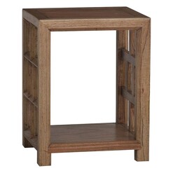 Picture of Astrid Timber Side Table Wood Mindi Brown Mise En Scene