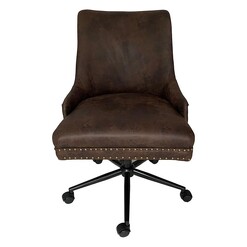 Picture of Atlas Faux Leather Office Chair Brown HOMESTAR