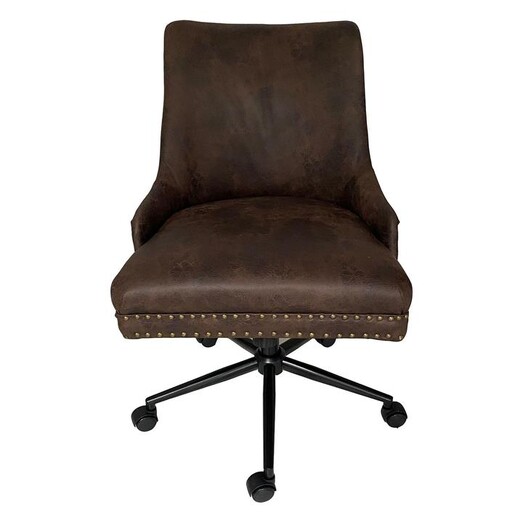 Picture of Atlas Faux Leather Office Chair Brown HOMESTAR